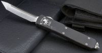 (#123-10) Microtech Ultratech Tanto Stonewash Plain