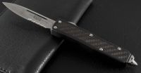 (#124-11) Microtech Daytona S/E Stonewash Serrated