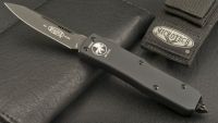 (#125-1T) Microtech UT-X85 Black Tactical Plain
