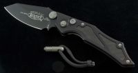(#128-1) Microtech Select Fire SF Black Plain
