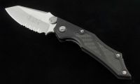 (#129-5) Microtech Select Fire M/A Satin Serrated