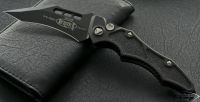 (#132-1) Microtech Vector Black Plain