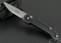 (#135-11) Microtech LUDT Stonewash Serrated