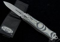 (#136-7GRY) Microtech OSS Cobra Bead Blast Plain