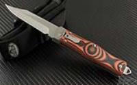 (#137-4OR) Microtech OSS Cobra Bowie Clip Opint Orange Standard