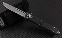 (#139-8) Troodon S/E Bead Blast Partial Serrated