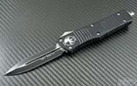 Microtech Combat Troodon - D/E - Black - Plain