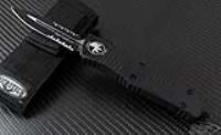 Microtech Combat Troodon - D/E - Black Tactical - Serrated