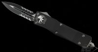 (#142-2) Microtech Combat Troodon D/E Black Serrated