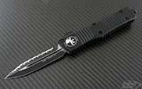 Microtech Combat Troodon - D/E - Black Tactical - Full Serrated