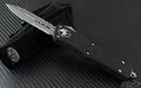 (#142-8) Combat Troodon D/E Bead Blast Partial Serrated