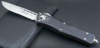 (#143-11) Microtech Combat Troodon S/E Stonewash Serrated