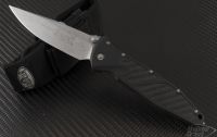 (#160-10) Microtech Socom Elite M/A Stonewash Plain