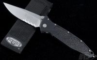 (#160-11) Microtech Socom Elite M/A Stonewash Serrated