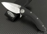 (#167-10) Microtech Whaleshark Flipper Stonewash Plain