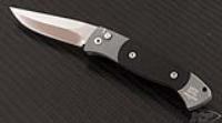 (#BR-1201) Brend Auto #2 Grey / Black G-10 Satin Plain Blade