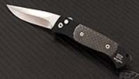 (#BR-1204) Brend Auto #2 Black / Carbon Fiber Satin Plain Blade