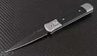 (#PT-900BT) Protech Godfather - Black Plain w/ G10