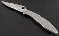 (#SPY-C07PS) Spyderco Police Satin Partially Serrated