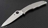 (#SPY-C10P) Spyderco Endura 4 Stainless / Satin Plain Blade