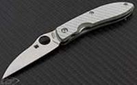 (#SPY-C159GFP) Spyderco Air Gayle Bradley Satin Plain