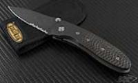 (#VNT-0010) Microtech Lightfoot - LCC Double Action Carbon Fiber Black Serrated