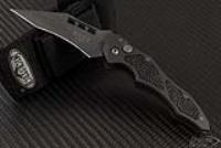 (#VNT-0016) Microtech - Vector - Auto Black Plain (P/N 300108)