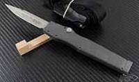 (#VNT-0017) Microtech CFO Bead Blast Plain with custom holster 4/95