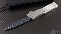 (#ctroodon-c-dam) Microtech SS Combat Troodon - Blue Damascus Spike Grind D/E
