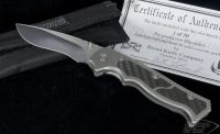 (#BREND-MAR) Brend Knives Pre-Production Titanium Marauder Satin Plain
