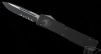 Microtech Ultratech UT6 Black Serrated