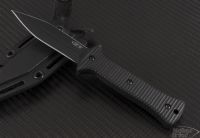 (#ZT 0150) Zero Tolerance Boot Knife Black Plain